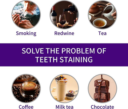 Purple Toothpaste for Teeth Whitening