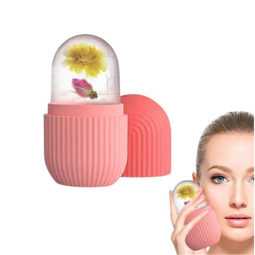 Silicone Ice Cube Roller Massager